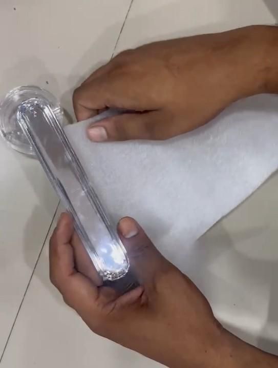 Crystal Suction Door Handle